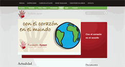 Desktop Screenshot of fundacionaymer.org
